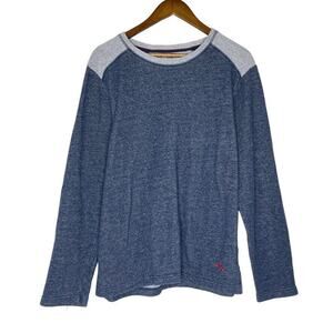 Tommy Bahama Blue Heather Long Sleeve Crewneck Sweater Size Large Men’s